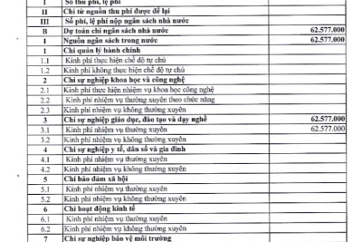 Quyết định về việc công bố công khai dự toán ngân sách giảm lần 1 năm 2023 của trường Tiểu học Phù Vân