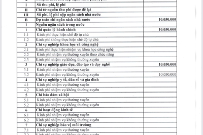 Quyết định công khai dự toán ngân sách nhà nước bổ sung năm 2024