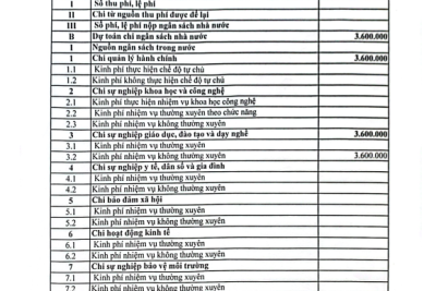 Quyết định về việc công bố dự toán ngân sách nhà nước bổ sung năm 2025 thực hiện hỗ trợ chi phí học tập của trường THPV